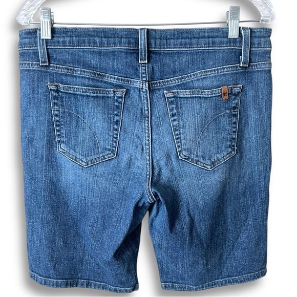 Joe’s Jeans Mid Rise Dark Wash Denim Bermuda Shorts size 29 - Picture 2 of 9